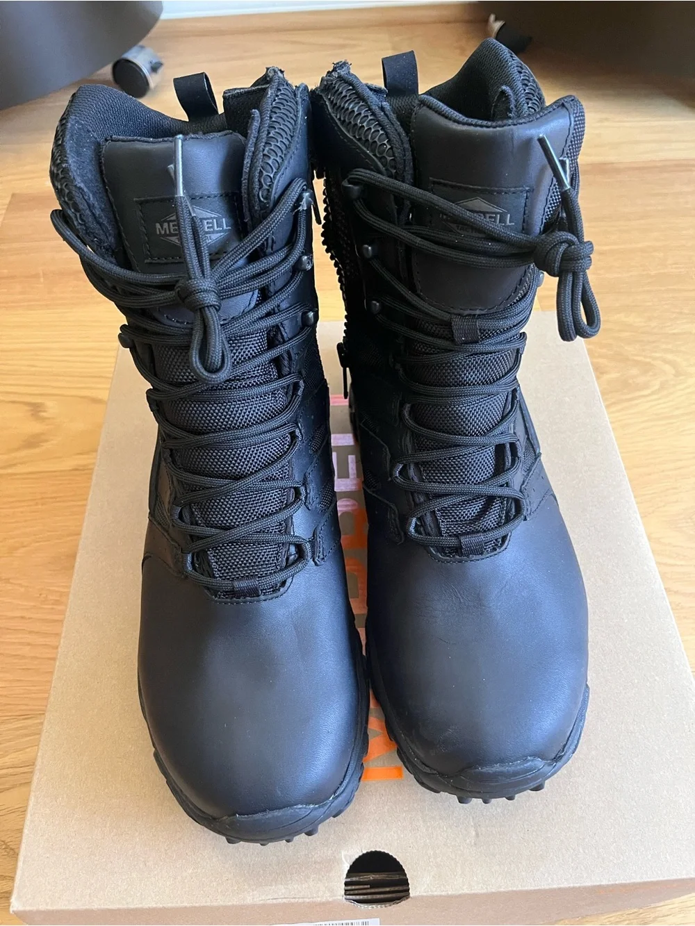 Merrell Men's Black Waterproof Tactical Boots